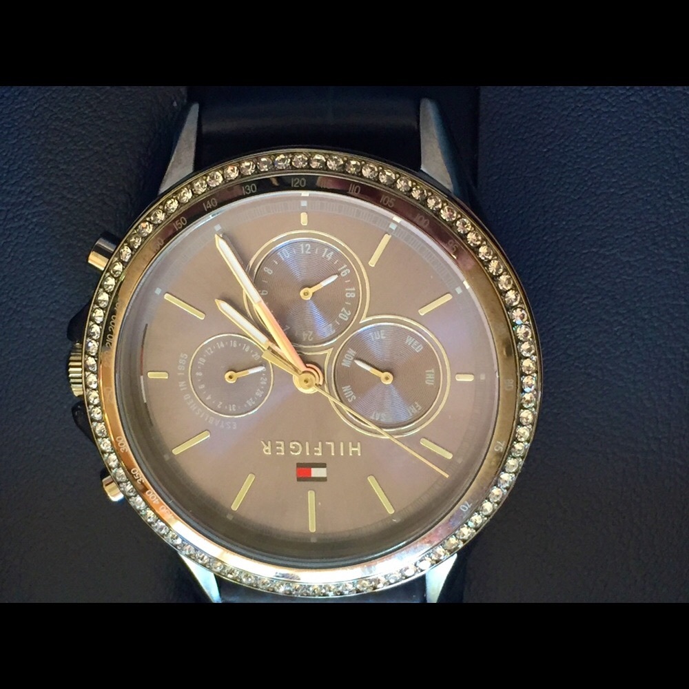 Tommy Hilfiger Jeweled Watch